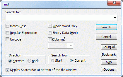 FindDialog