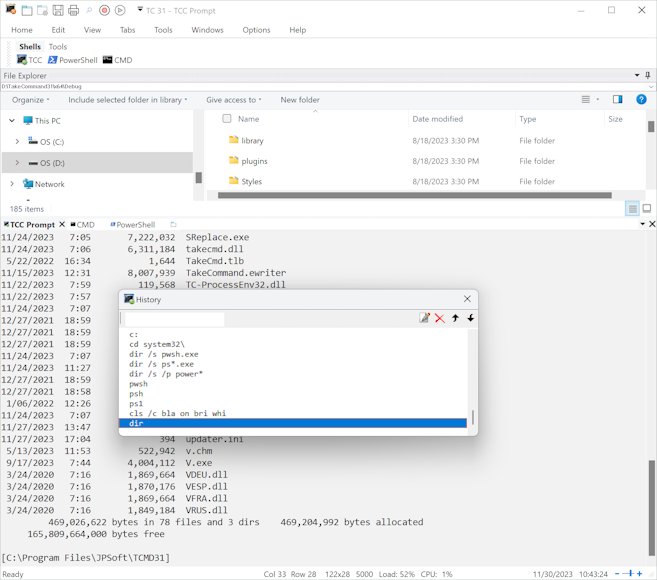 Windows Console Replacement and Windows Command Prompt Replacement